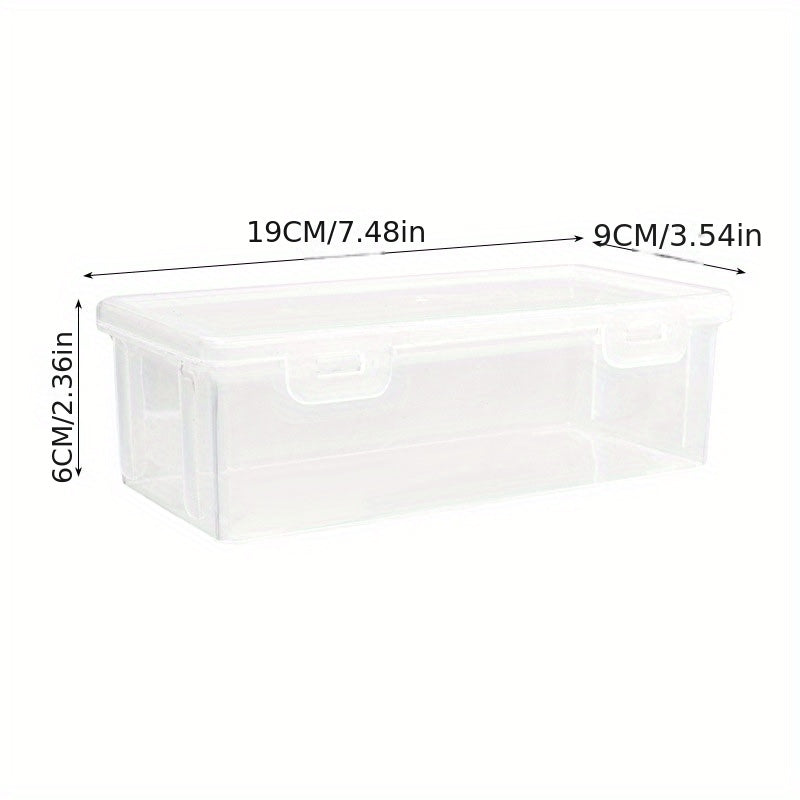 Airtight Spice Storage Box with Flip Top Lids Stackable Food Jar
