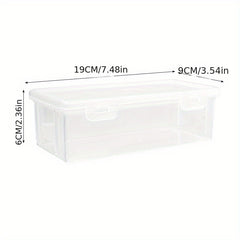 Airtight Spice Storage Box with Flip Top Lids Stackable Food Jar