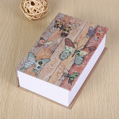 Key Lock Book Safe Bookcase Hidden Storage Box Secure Storage for Coins Cash Jew