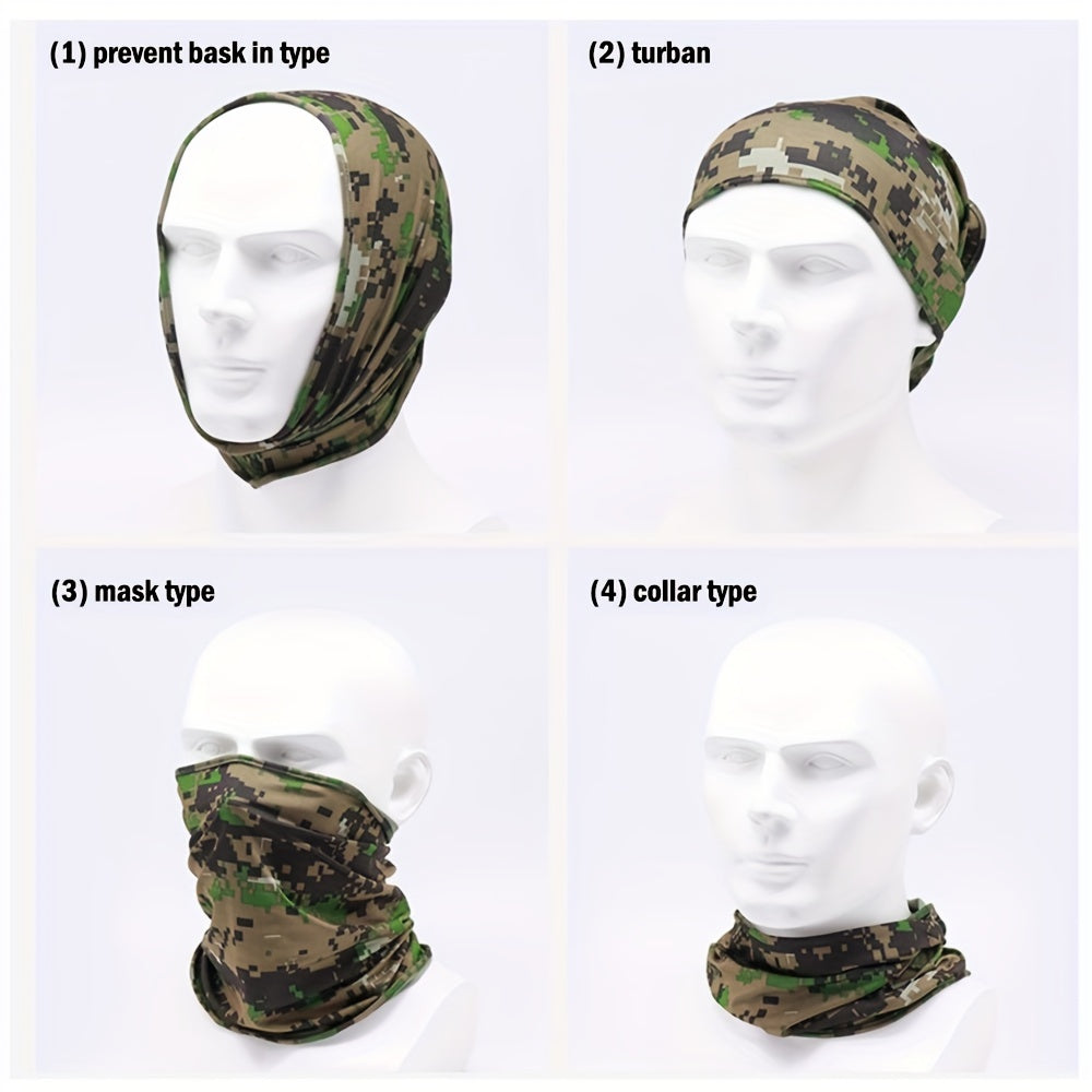 Quick Dry Sunscreen Neck Bandana for Outdoor Sports Fishing