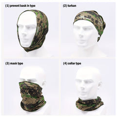 Quick Dry Sunscreen Neck Bandana for Outdoor Sports Fishing