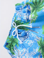 Toddler Boys Coconut Forest Graphic Swim Trunks