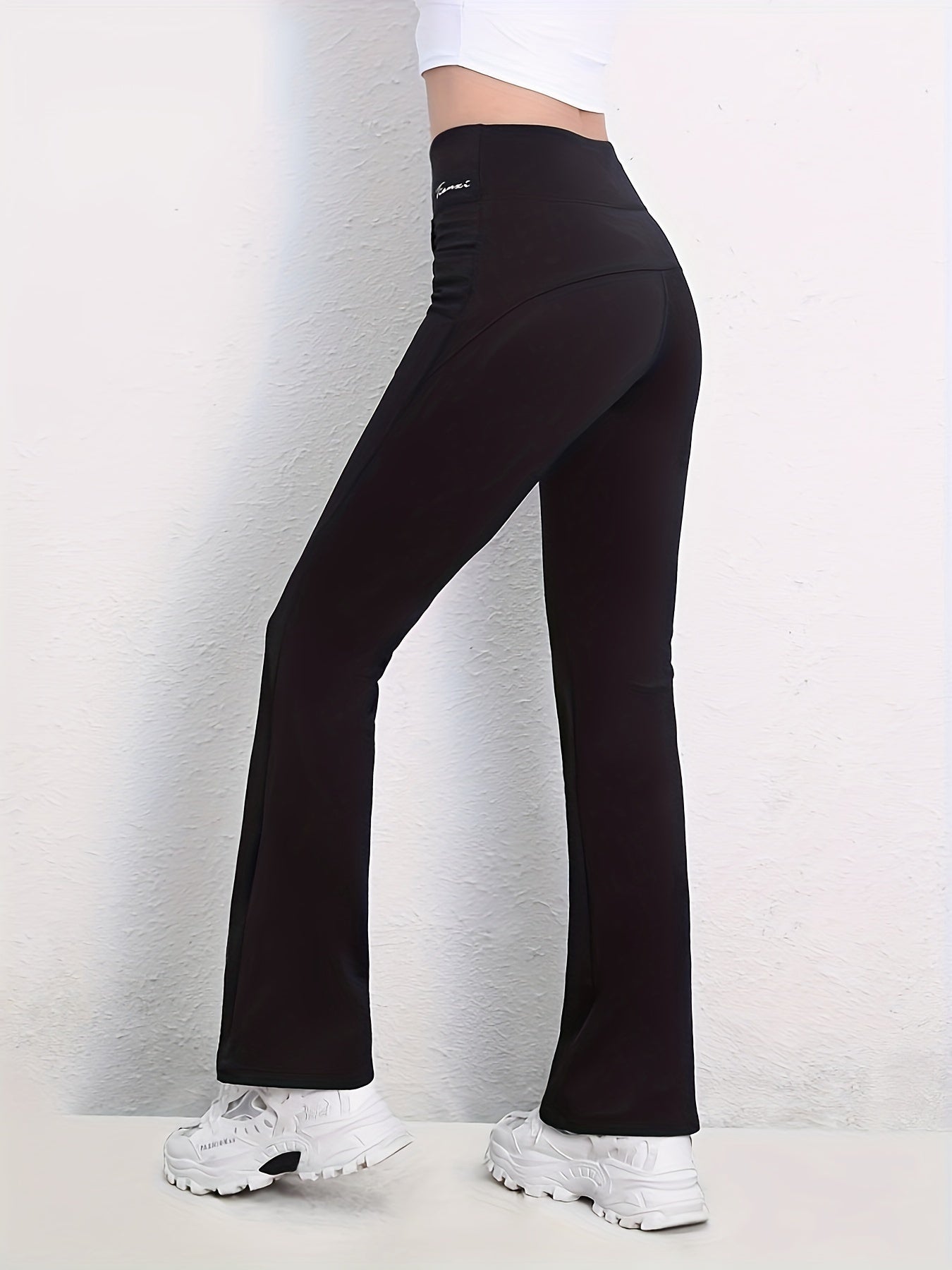 High Waist Yoga Pants Butt Lifting Flared Leggings