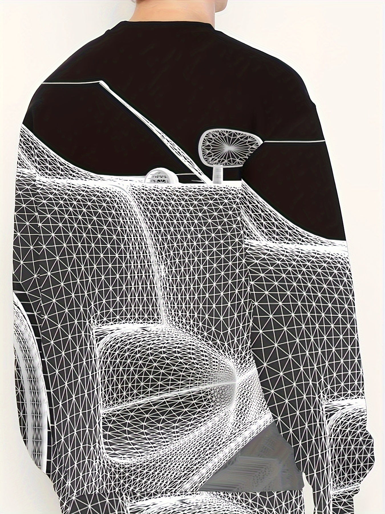 Car Theme Men's Outfit: Sweatshirt & Sports Trousers