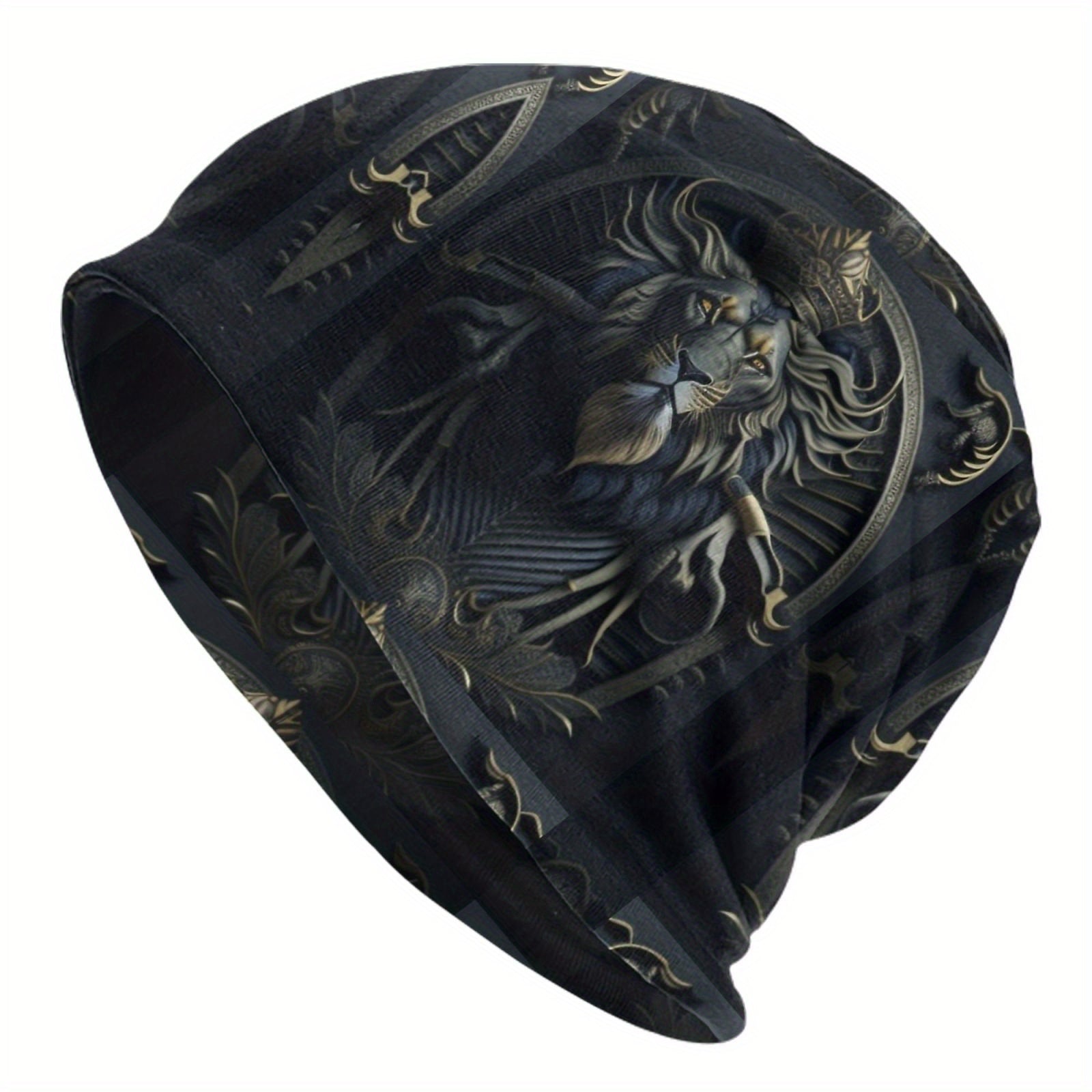 3D Pattern Lightweight Slouchy Beanie For Outdoor Activities