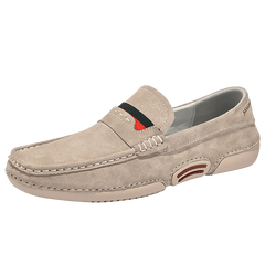 Men's Comfy Moc Toe Loafers Slip On Shoes
