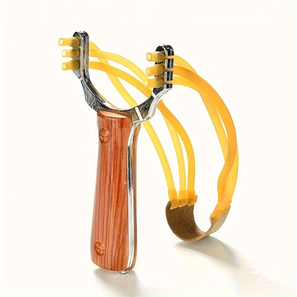 Wood Grain Slingshot Toy for Practice and Sports