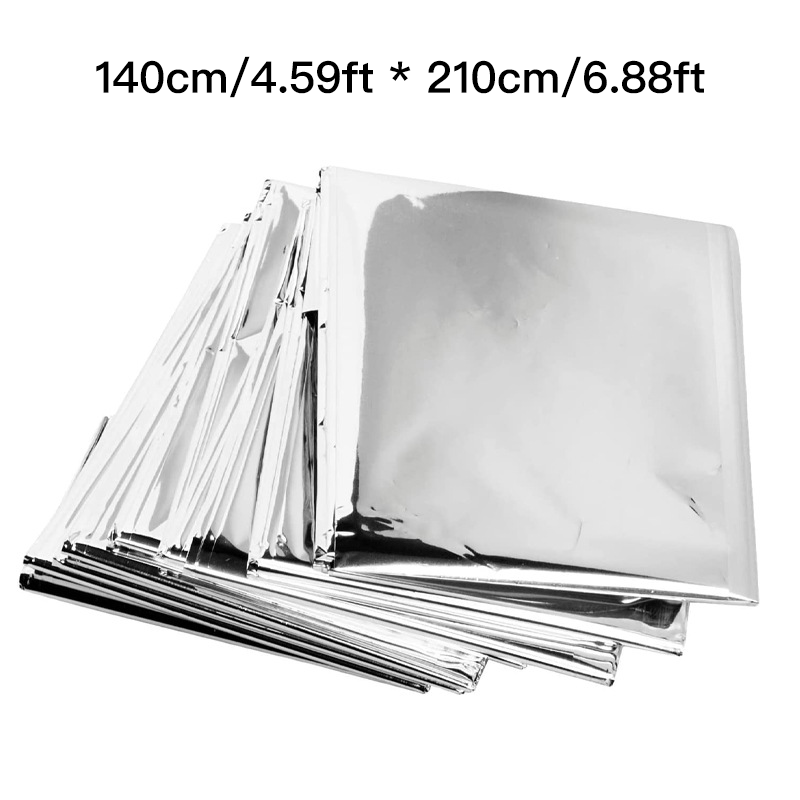 Mylar Thermal Blankets Emergency Survival Camping Hiking