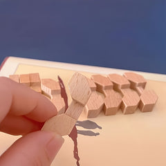 Wooden Puzzle Set 5-Pack Medium-Hard Level Craft with Instructions