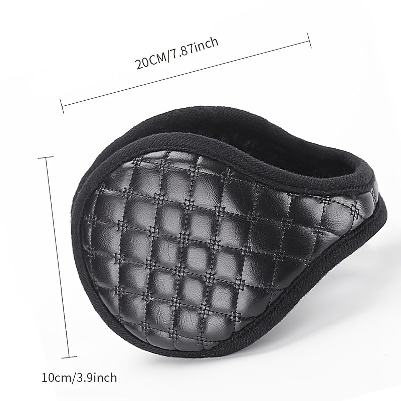 Men's Plaid Boho Earmuffs - Winter Warm