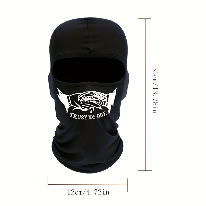 Trust No One Print Cycling Full Coverage Hat