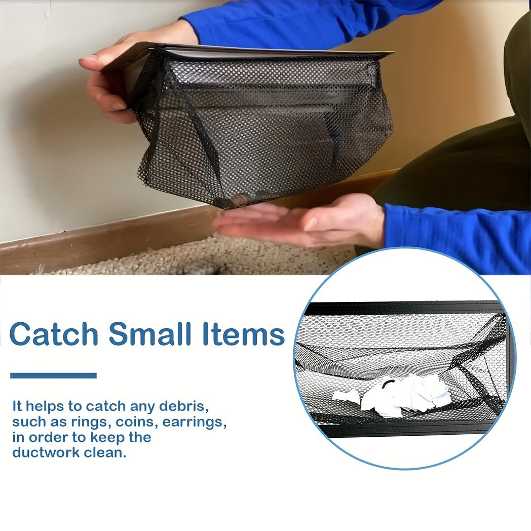 6pcs Floor Register Trap Air Vent Filter Mesh Catcher Vent Screen Net