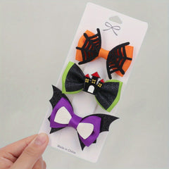 3pcs Christmas Bow Girl Hair Bands Head Buckle Accessories