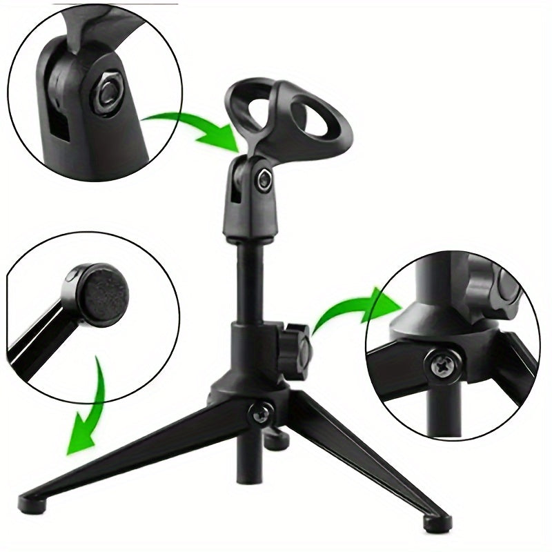 Adjustable Foldable Microphone Stand for Video Conference Podcast