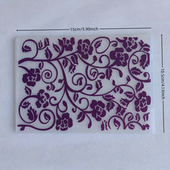 Flowers & Plants Embossing Folder Template for DIY Craft Scrapbook Album
