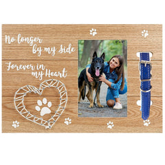 Furry Perfect Pet Memorial Frame with Collar