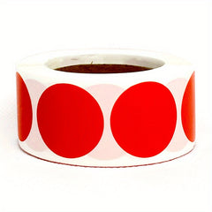 500pcs 1in Round Coding Labels Self Adhesive Circle Dot Sticker 6 Colors