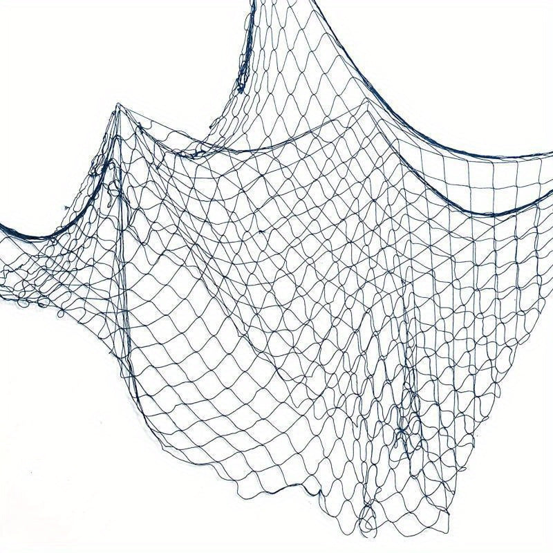 Natural Cotton Fish Net for Mermaid & Pirate Party, Beach Table Cover