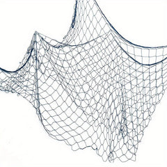 Natural Cotton Fish Net for Mermaid & Pirate Party, Beach Table Cover