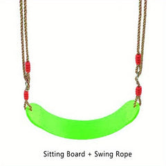 Kids Outdoor Swing Seat with Adjustable Ropes