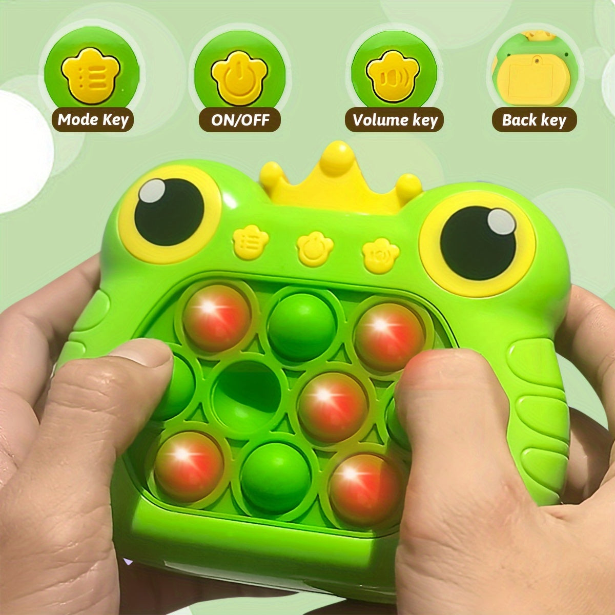 Pop Fidget Toys Handheld Game Sensory Toy For Kids Light Up Decompression Toy