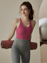 Criss Cross Tank Top Sleeveless Yoga Workout Top