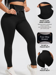 Seamless High Waist Shaping Pants Tummy Control Leggings