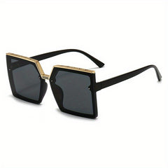 Square Frame Sunglasses Men Women Casual Mod UV400
