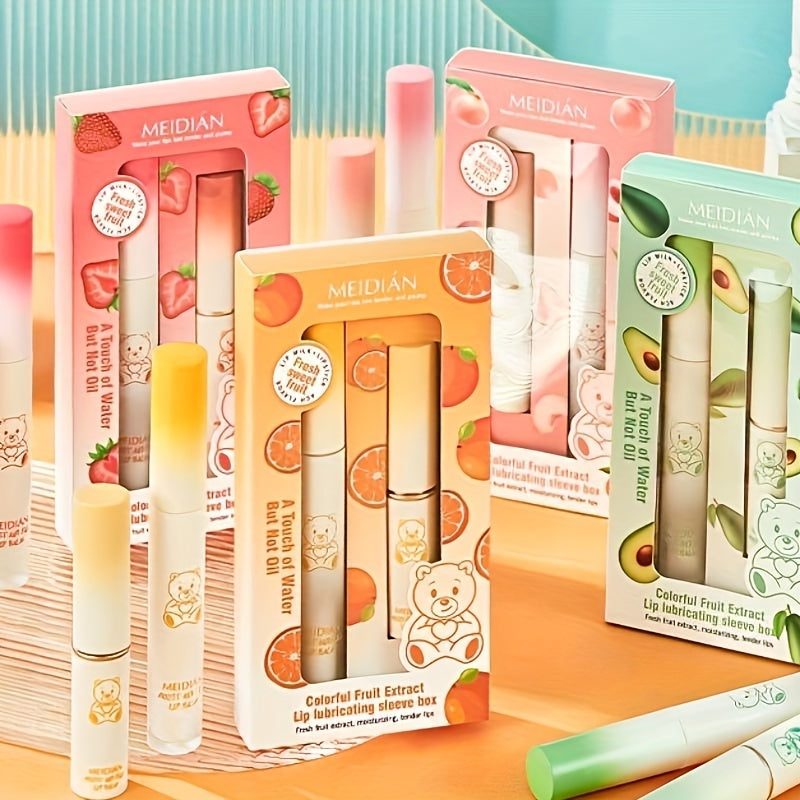 Color-Changing Lipstick 2pcs Moisturizing Hydrating Lips