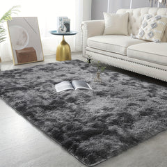 Soft Shaggy Tie Dye Area Rugs for Living Room Bedroom 3'x5'