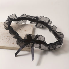 Elastic Lace Band With Bowknot for Wedding