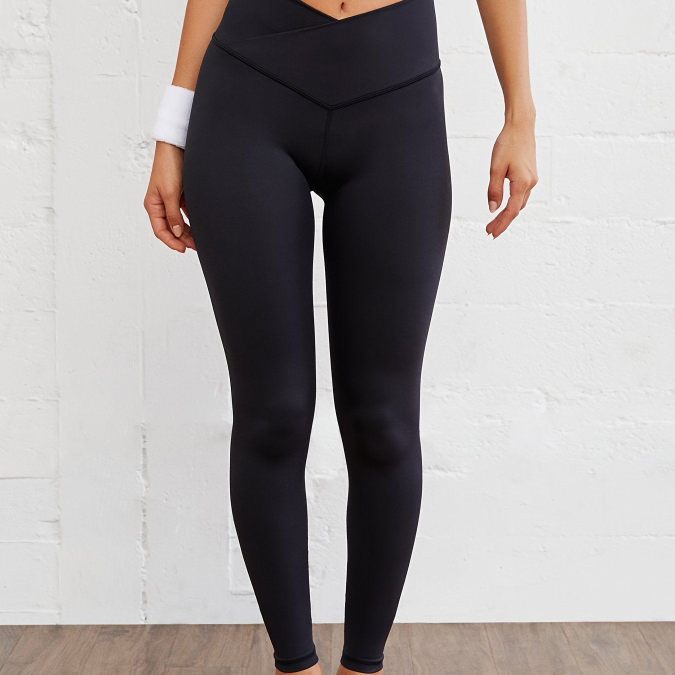 High Waist Crisscross Yoga Leggings Seamless Stretchable Pants