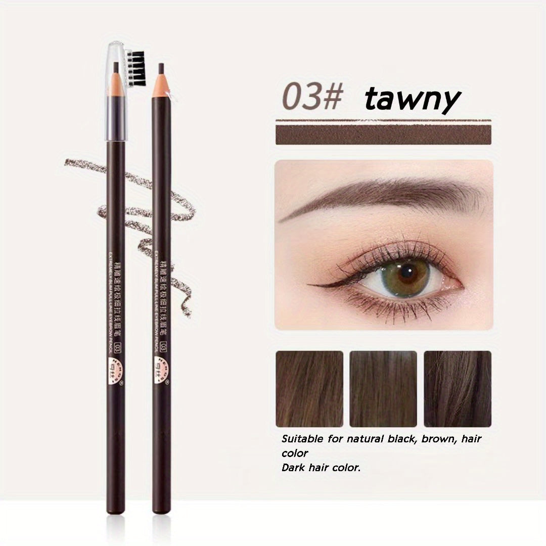 Ultra Slim Tear Off Eyebrow Pencil Waterproof Durable Smudge Proof Makeup Pen