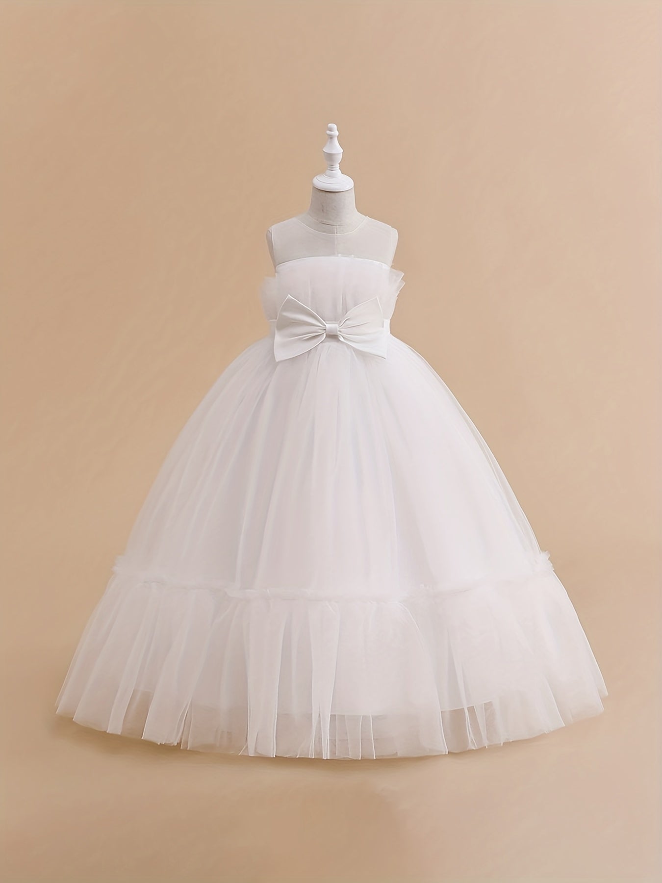 Flower Girl Evening Dress Long Princess Birthday Party Dress