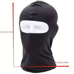 Breathable Spandex Face Mask with Eye & Mouth Holes Elastic Fit