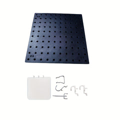 1pc Plastic Pegboard With 1 Inch Hole Spacing Storage Rack