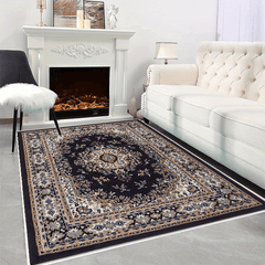 Non Slip Large Area Rug Soft Carpet, Washable, Living Room Bedroom
