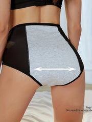 4pcs Period Panties Comfy & Breathable Anti Leak Women's Underwear