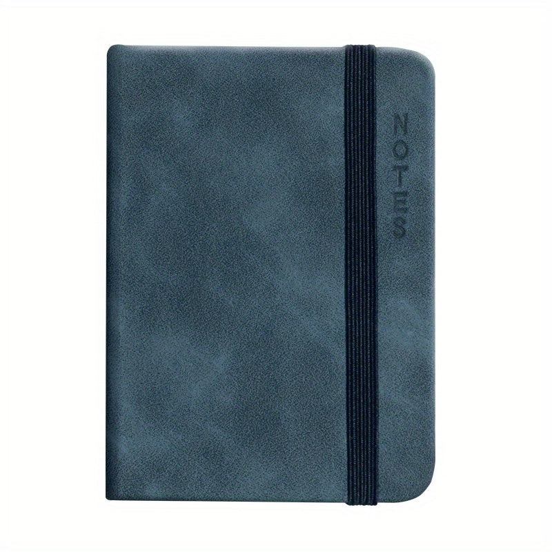 A7 Faux Leather Strap Diary Notebook 160 Pages
