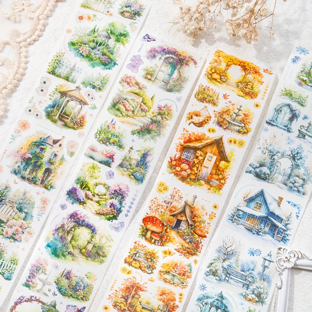 Small Fresh Garden Landscape Washi Special Tape Sticker