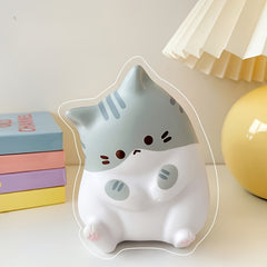 3pcs Cat Squishy Toy PU Squeeze Ball Halloween & Christmas Gift