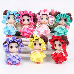 Confused Doll Enamel Doll Toy Keychain Gift
