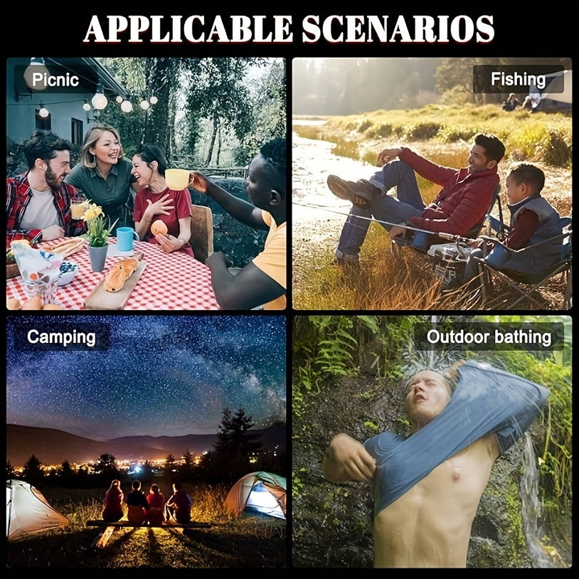 5 Gallon Solar Shower Bag - Heats Up To 45 C - Camping Hiking