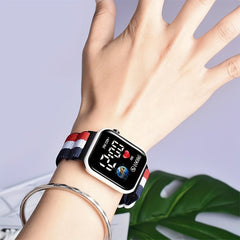 LED Electronic Watch Multicolor Time Display