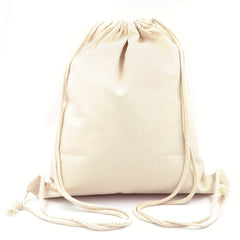 Canvas Drawstring Backpack for Outdoor Sport Riding & Hiking