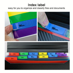 Accordian File Organizer Expanding File Folder 13 Pockets A4 Letter Size