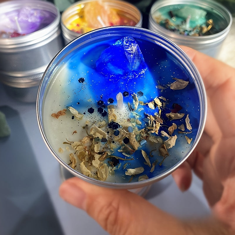 Dried Flower Scented Candle Unique Soy Candle Christmas Birthday Gift