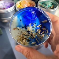 Dried Flower Scented Candle Unique Soy Candle Christmas Birthday Gift