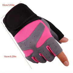 Non slip Breathable Half Finger Gloves for Mountaineering Cycling Weightlifting