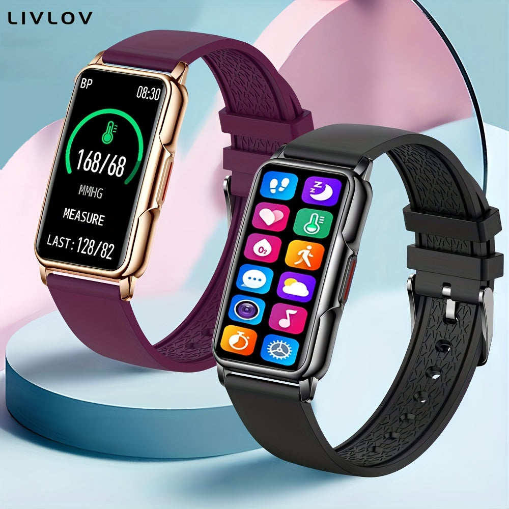 Smart Watch Fitness Tracker Heart Rate Blood Pressure IP68 Waterpro